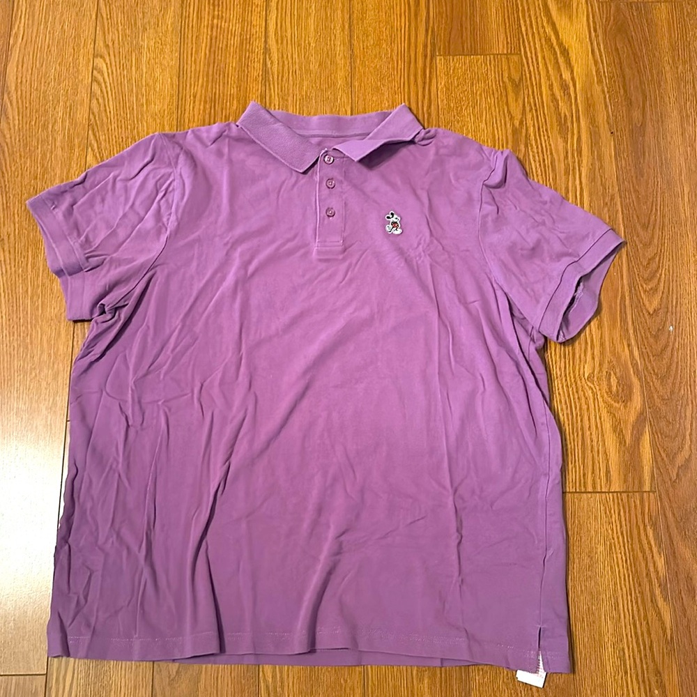 Men’s Disney purple polo shirt XXL 